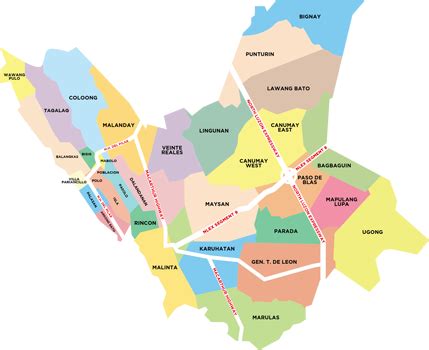 what district is valenzuela|Valenzuela Map .